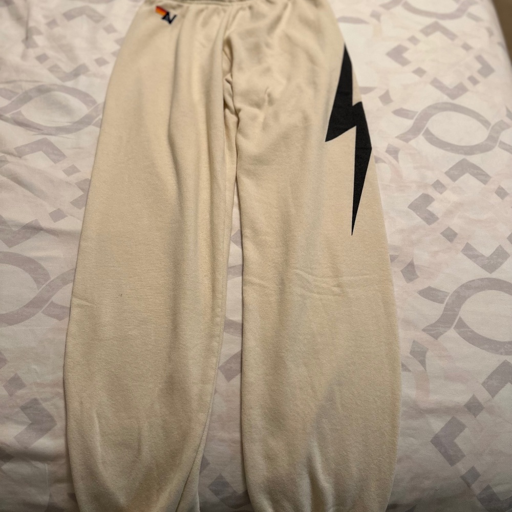 Aviator Nation Vintage White Sweats Sz S NWOT
